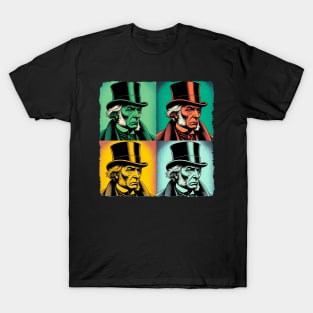 Scrooge Spectrum: Pop Art's Victorian Visionary - Ebenezer Scrooge T-Shirt